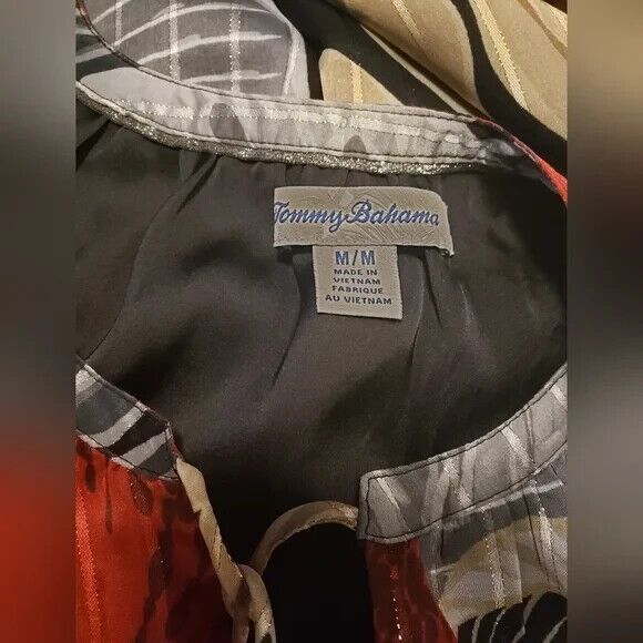 TOMMY BAHAMA Romantic Mermaid Ethereal Sheer Hibiscus Romance Midi Dress~$225 - Picture 10 of 13